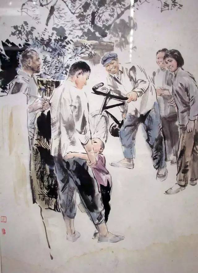 国画大师方增先的人物作品欣赏