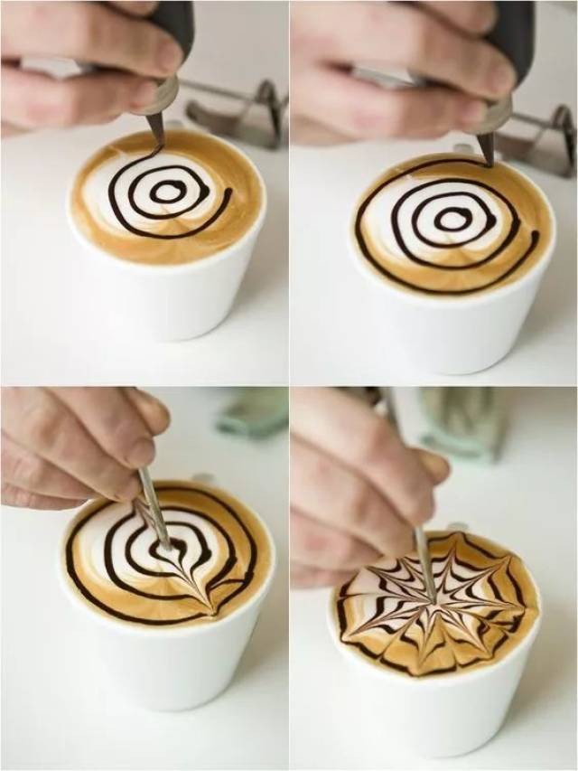 【latte art】如何把咖啡拉花玩到极致?