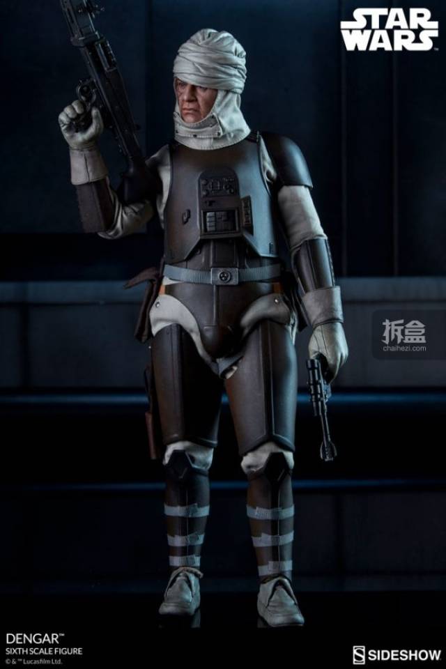 sideshow《星球大战5:帝国反击战》赏金猎人登加dengar 1:6可动人偶