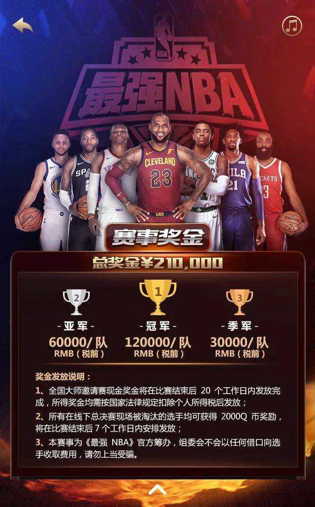 《最强nba》全国大师赛在即 上海滩再燃战火