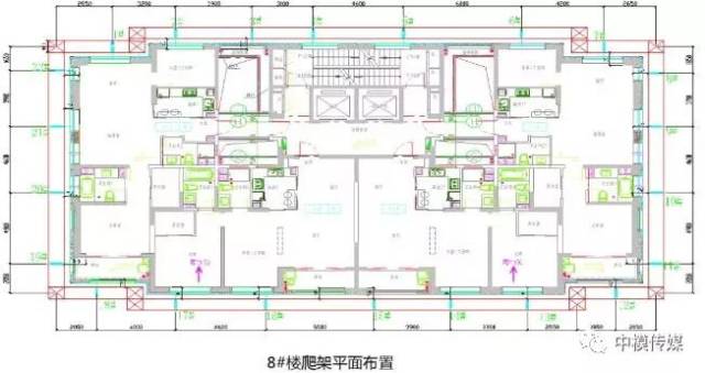 pc结合高精度铝合金模板,无附墙爬架体系,先进工业化体系提效成果.