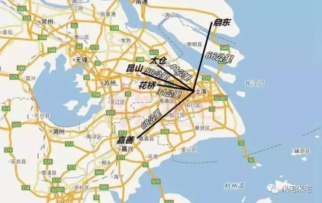 2,再来看到上海市中心的距离