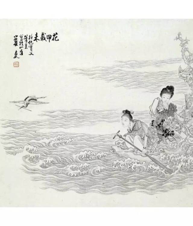 中国画中的那些潺潺流水与波涛汹涌.太美!