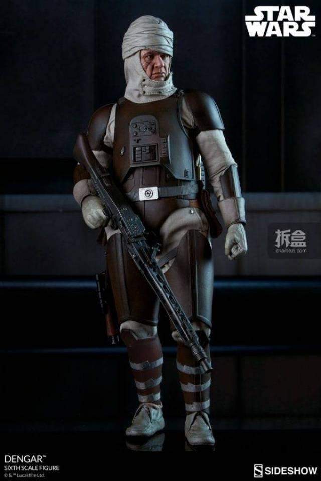 sideshow《星球大战5:帝国反击战》赏金猎人登加dengar 1:6可动人偶