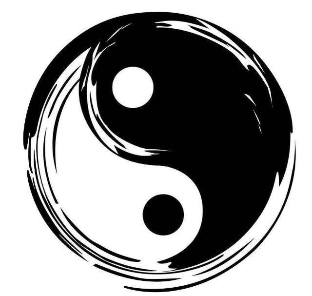 天地人体阴阳的对称美