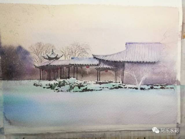 假山石干画,小笔触有一点深浅变化