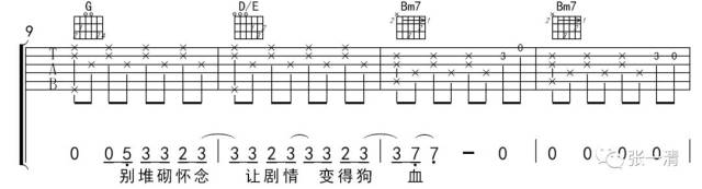 第一个cadd9和弦,意思是在c和弦的基础上,加上一个9音(re) .