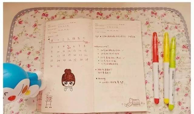 手帐丨岁月不能抹去我的少女心