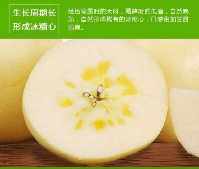 每棵树每年灌溉牛奶>10公斤 奶油苹果冰糖心,淡淡的奶香味,吃得非常爽