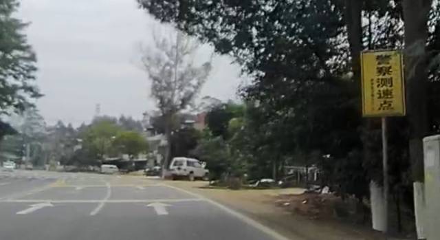 危险!博罗响水路段个测速点很隐身 小心中招!