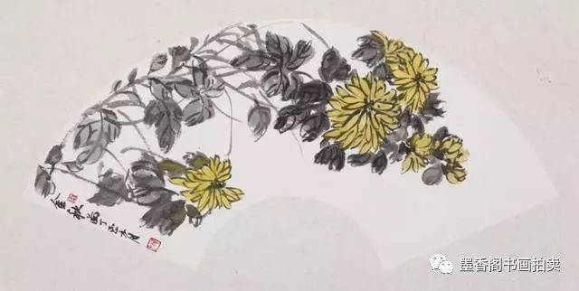 国画菊花 | 菊花的构图