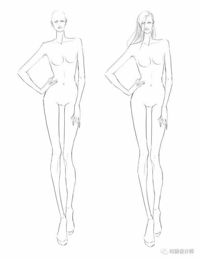 手绘干货 | 你真的懂服装效果图人体结构比例吗