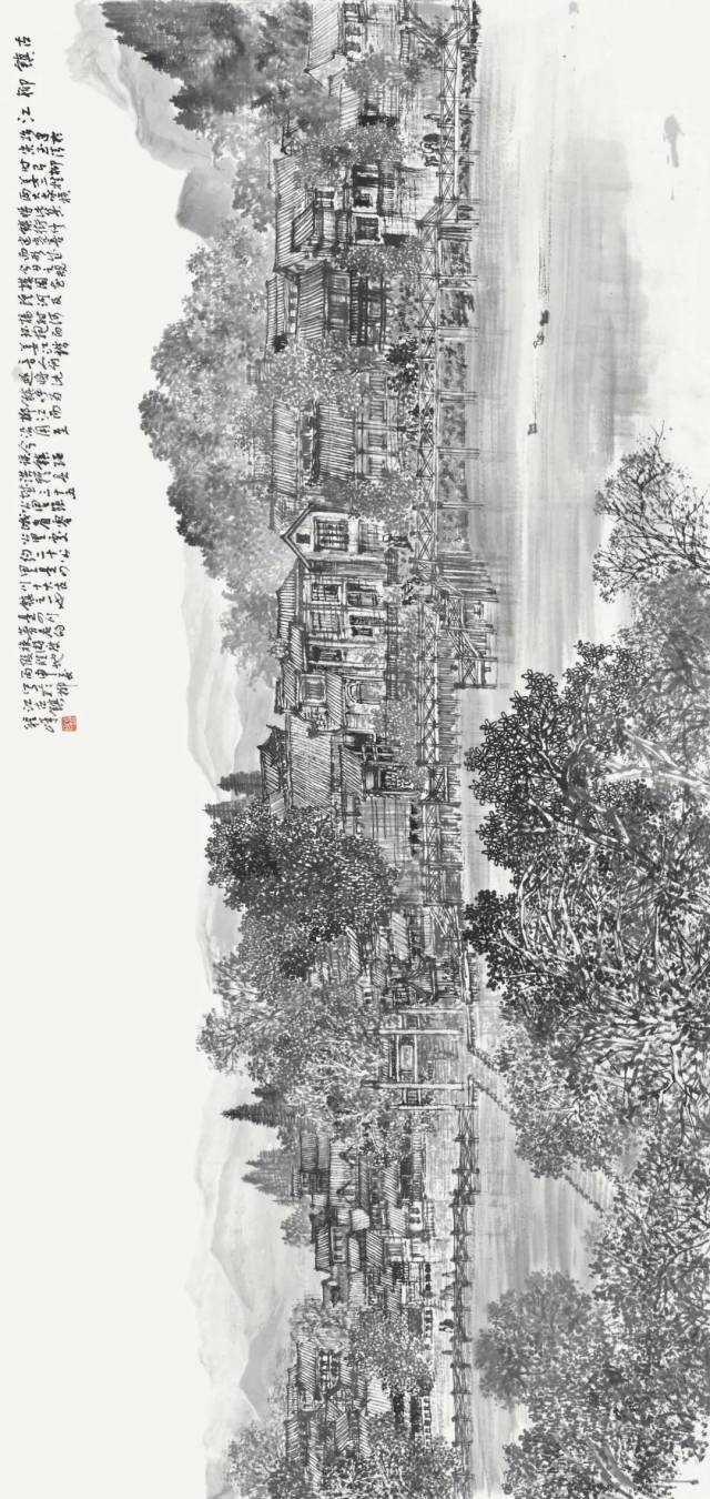 【福宝印社|书讯】《水韵墨律眉山市》程峰写生画集隆重出版(作品赏析