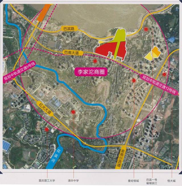 数码产业园,重庆公路物流基地),龙洲湾滨江城市片区,麻柳沿江开发区