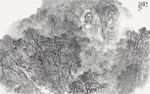 【福宝印社|书讯】《水韵墨律眉山市》程峰写生画集隆重出版(作品赏析