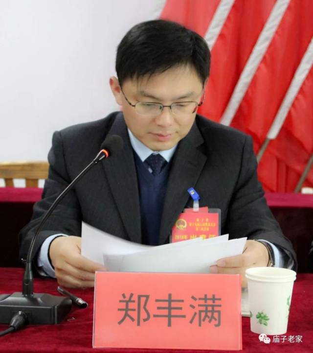 郑丰满同志作关于庙子镇全面实施乡村振兴战略的实施意见 会上郑丰满