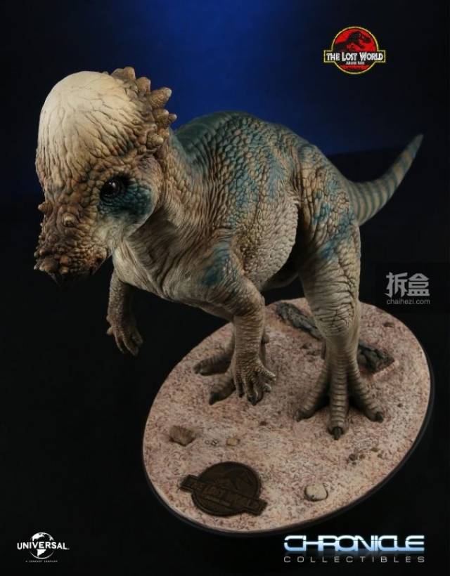chronicle 《侏罗纪公园》霸王龙t-rex 1:20仿铜雕像,肿头龙pachy复制