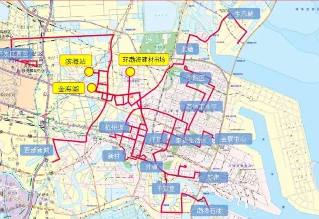 【滨海发布】z2线不进机场,这里覆盖23条公交线…滨海新区最新交通