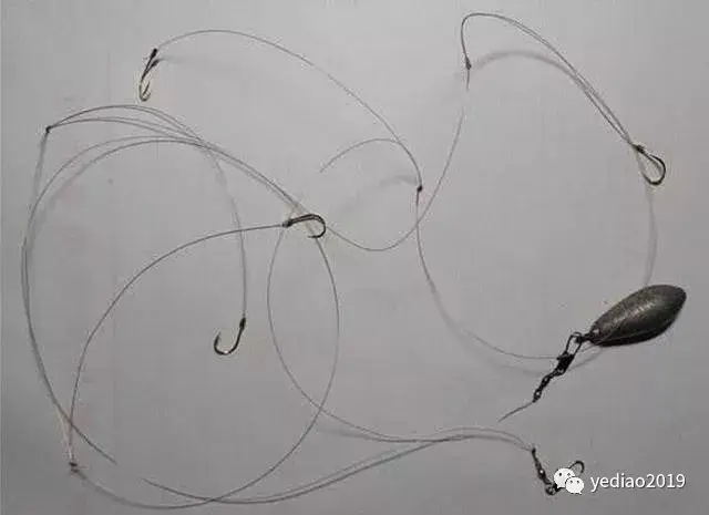 钓鱼:如何绑串钩?抛竿串钩的绑法及钓法图解
