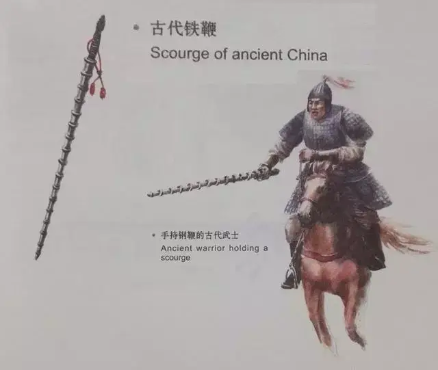 古代冷兵器的短鞭,短锤,钩,拐和扇,带插图版