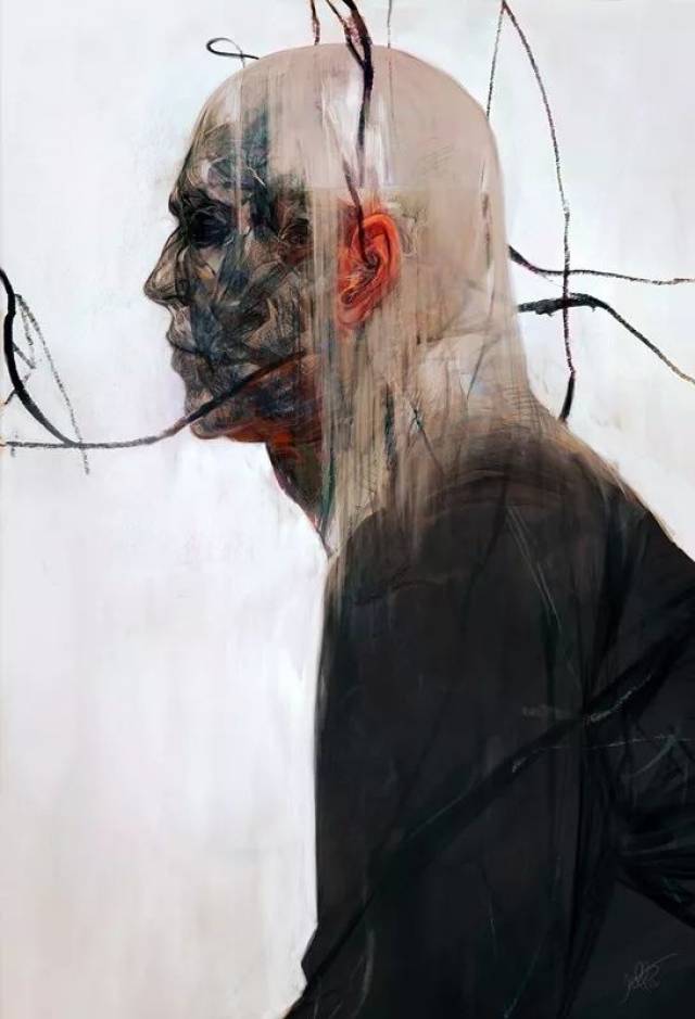 加拿大插画家jeff simpson的作品有一种油画的感觉,插画家用斑驳的