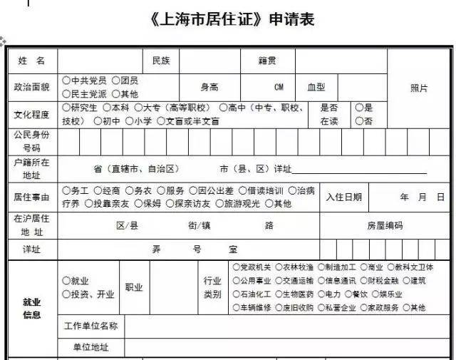 上海临时居住证期满不再续办!新政如下