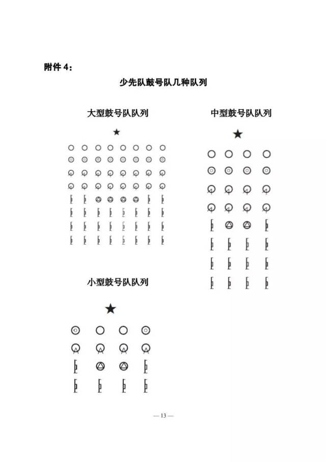 少先队鼓号队建设标准