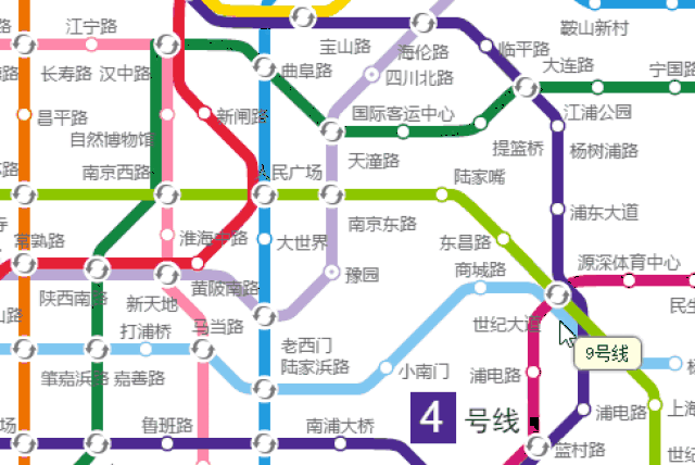 上海 其它在建的6条地铁线都将在2020年建成. 出门就是地铁的节奏!