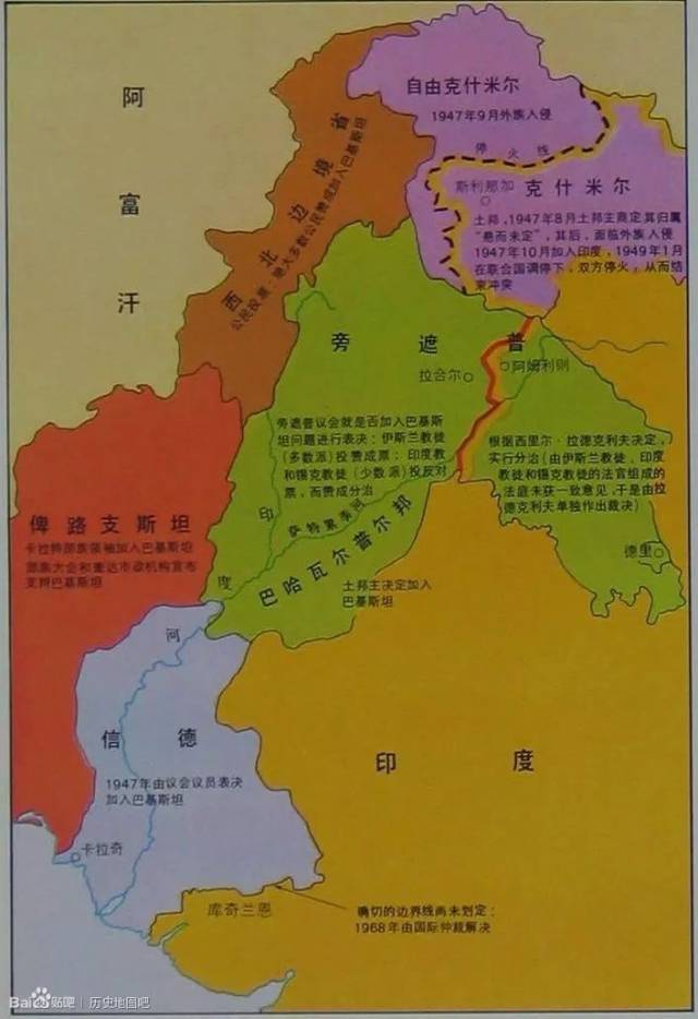 南亚次大陆历史地图