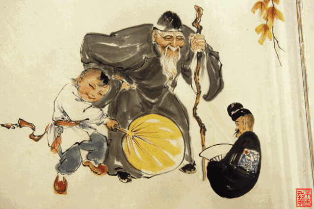 (绘画/刘宇一 动图制作/不老龙) 转自:书画新风景 平台声明