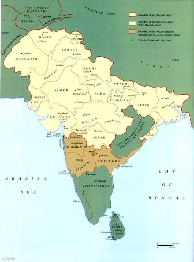 南亚次历史地图
