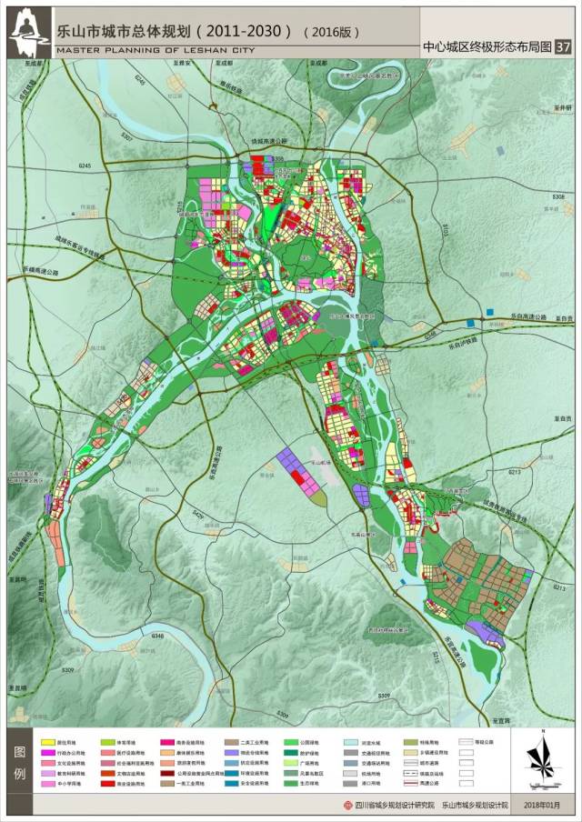 规划乐山中心城区2020年城市建设用地控制在100平方公里以内,人均