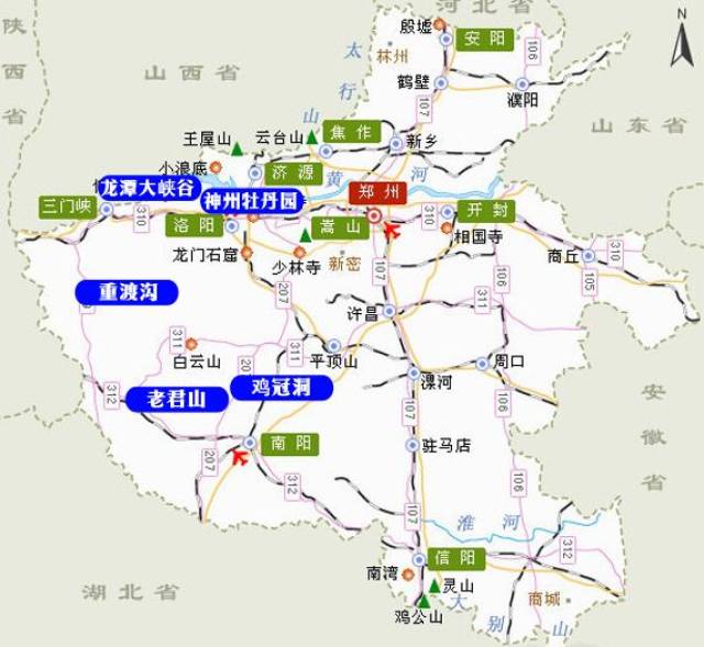 地理答啦:从烟台出发,自驾山东河南安徽江苏的路线如何规划?