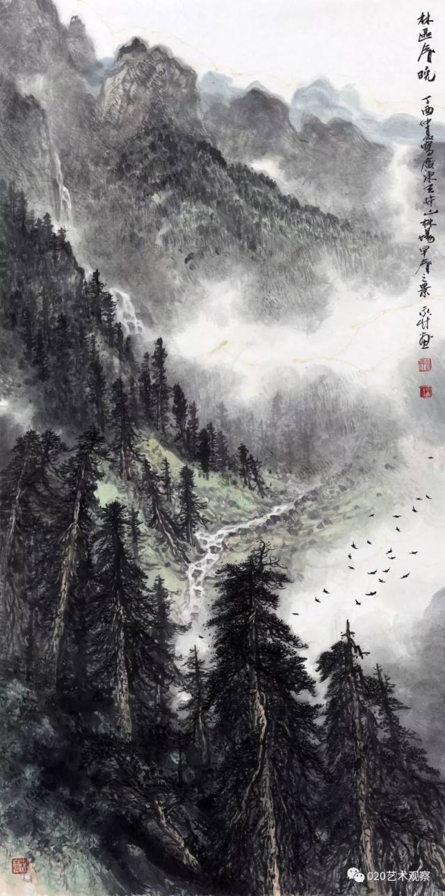 推荐|朱永成山水画可居,可游,可观