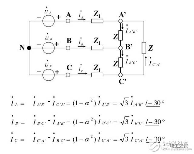 线电流和相电流的关系与区别、线电压与相