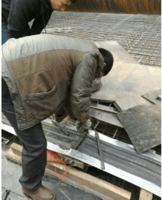 夹钢边橡胶止水带搭接接头施工方法