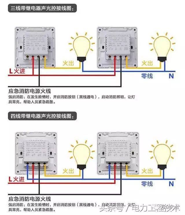 声光控开关如何接线？接线原理又是什么？(图3)