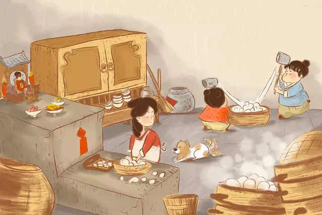 灶糖是一种麦芽糖,粘性很大,把它抽为长条型的糖棍称为"关东糖",拉制