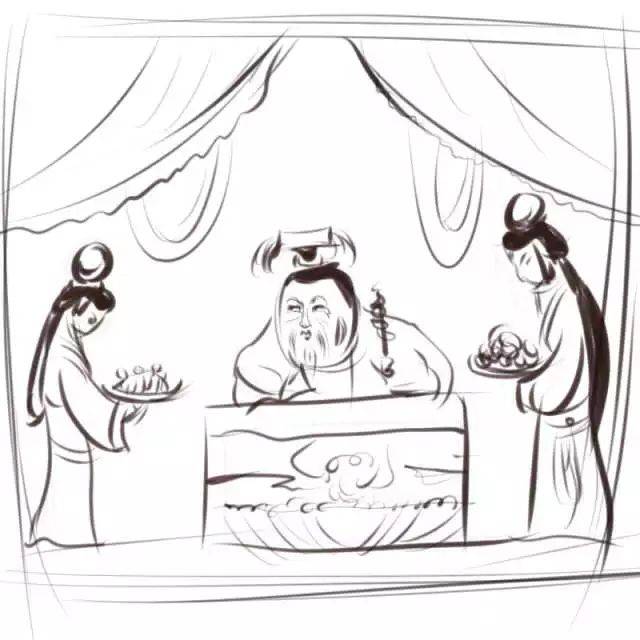 19幅简笔画带你重温外婆口中的"小年故事"