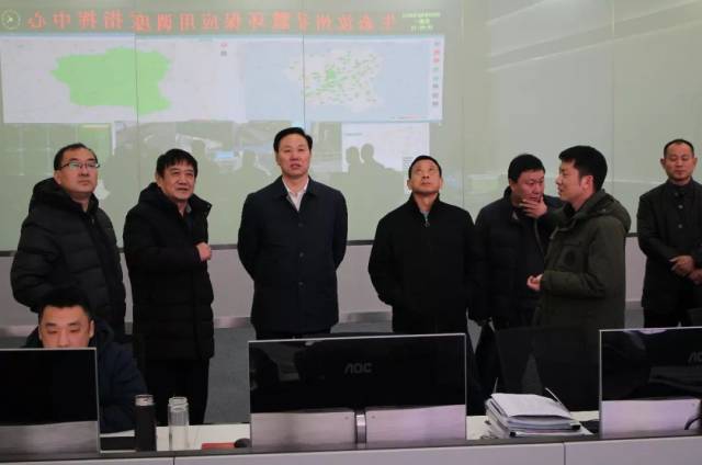 新乡市环保局考察学习汝州市智慧环保建设工作