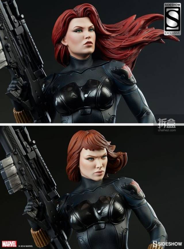 sideshow 漫威漫画 黑寡妇black widow 漫画造型24寸pf雕像