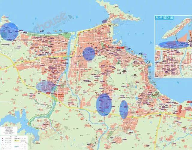 总价100万,能在芝罘区中心买43平,也能在牟平区买200平