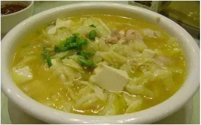 大白菜炖豆腐