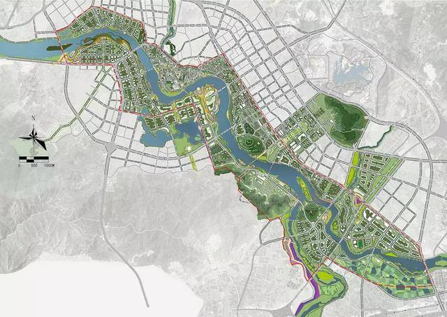 四会市绥江一河两岸城市设计竞赛方案出炉实在太震撼了