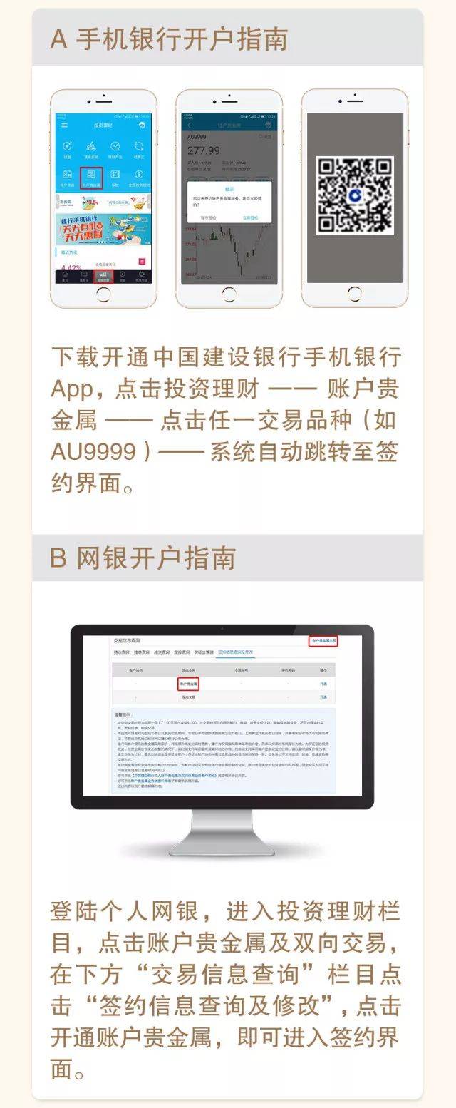 ？简单两步轻松搞定！1.通过手机银行或网银开通账户金（已开户请跳过）