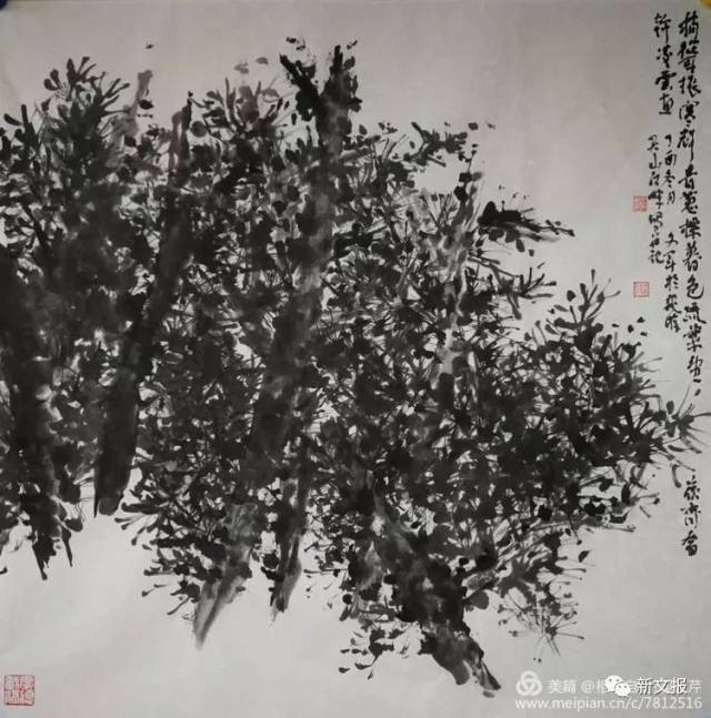 王万兵主编《新文报》副刊文艺10098期//画家王文军:浓墨重彩技胜自然