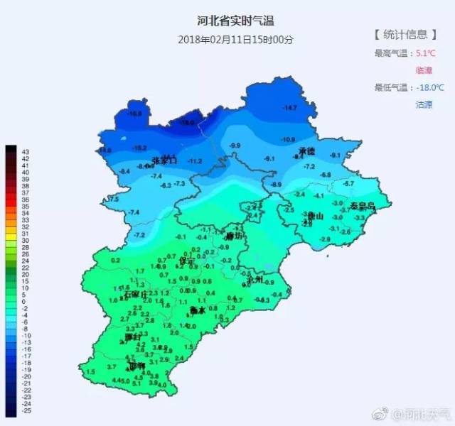 河北省气象台发布春节前天气预报!熬过了今天,可以温暖迎新春!