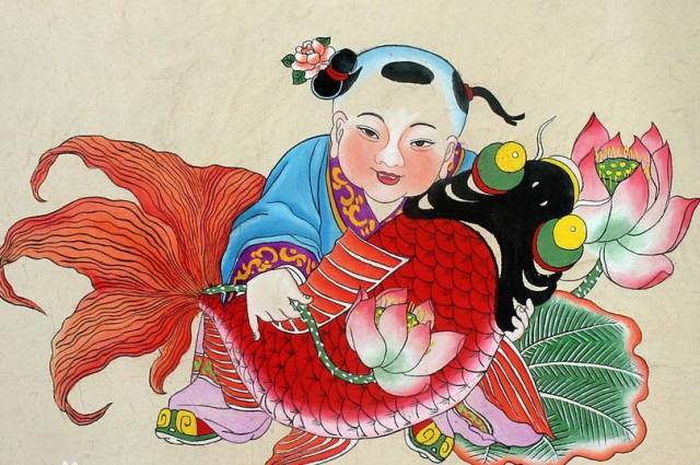 十张中国传统年画,十种福气满满的打开方式