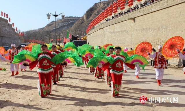 陕北榆林过大年 米脂杨家沟闹新春