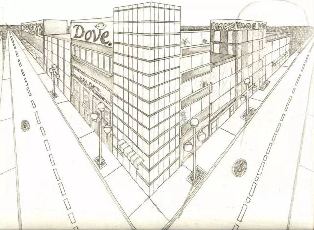 老师,老师,我这幅画透视关系对吗?-- 继!续!画